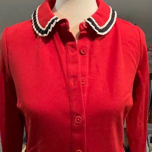 Boden Red/Blue dress size 8